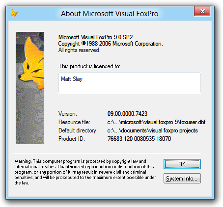 Visual Foxpro Runtime-Dateien herunterladen
